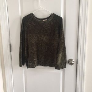LOFT Knit Forest Green Sweater